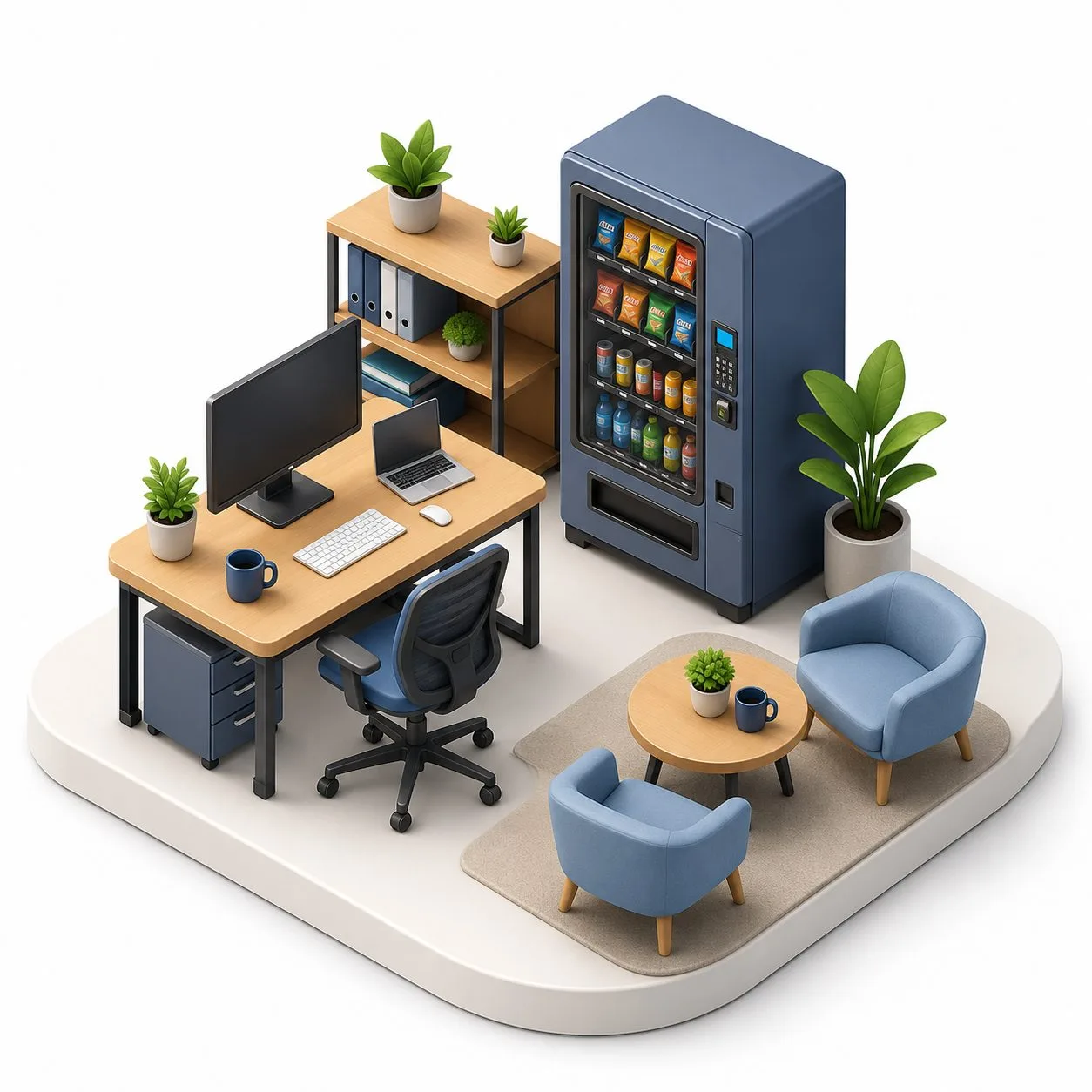 Kaffeevollautomat im modernen Büro
